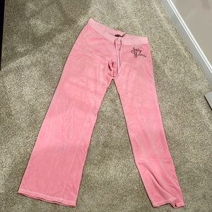 Juicy couture size large velour pants